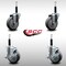 Service Caster 4'' SS Thermoplastic Rubber Wheel Swivel 3/4'' Expanding Stem Caster Set 2 Brakes, 4PK SCC-SSEX20S414-TPRB-2-TLB-2-34 - alternate 3